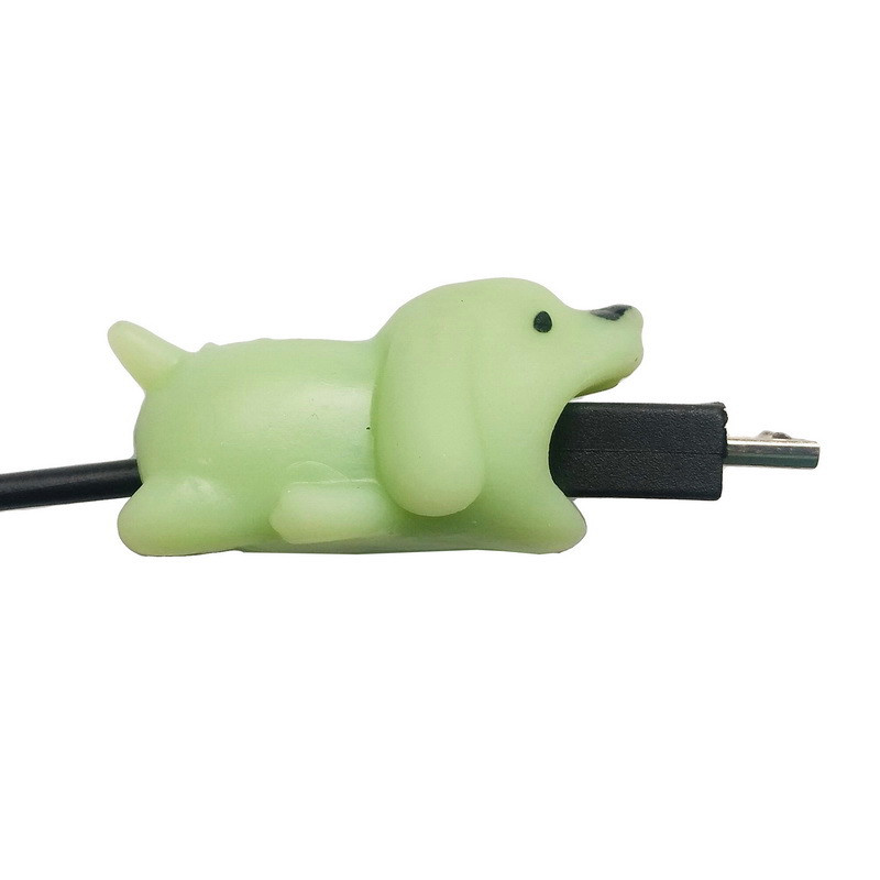 Захист від перетирання, органайзер для кабелю Lightning, Type C, Micro USB Alitek Animals Лев