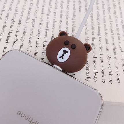 Захист від перетирання, органайзер для кабелю Lightning, Type C, Micro USB Alitek Animals Лев, фото 3