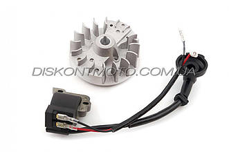 Магнето мотокоси (+котушка запалювання) 1E32F