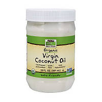 Органічна кокосова олія Now Foods Organic Virgin Coconut Oil (591 ml)