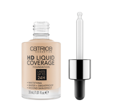 Тональний крем Catrice HD Liquid Coverage Foundation (010 Light Beige), 30 мл, фото 2