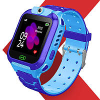 Детские водонепроницаемые смарт-часы с GPS JETIX DF22 WiFi Edition оригинальные с телефоном и камерой (Blue)