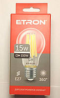 Светодиодная лампа Filament Etron А60 15W E27 3000К, 4200K