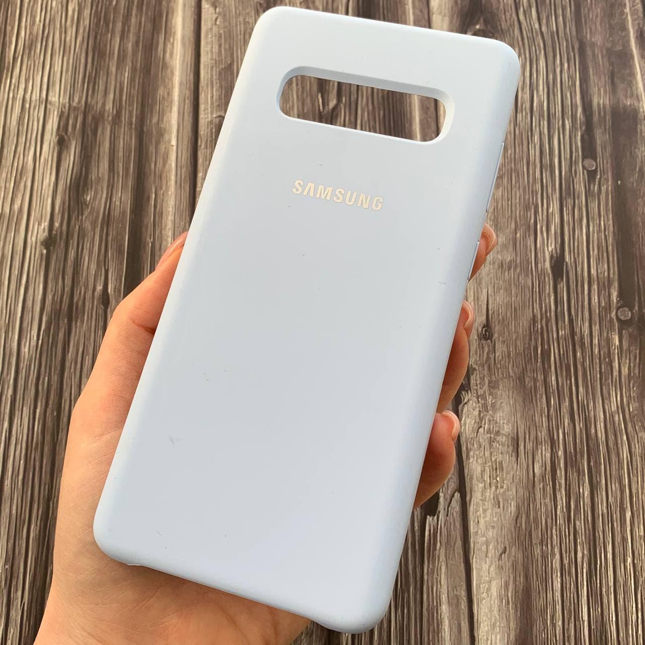 Чохол для Samsung Galaxy S10 Plus Silicone Case з мікрофіброю накладка ...