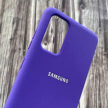 Чохол для Samsung Galaxy S20 Plus Silicone Case з мікрофіброю накладка силіконовий чохол на самсунг с20 плюс фіолетовий, фото 2