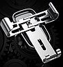 Універсальний Автомобільний тримач для телефону Baseus Metal Age Gravity Car Mount Holder Silver, фото 6