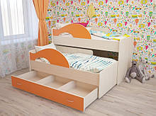 Ліжко для двох дітей викочування КДВ 8 А