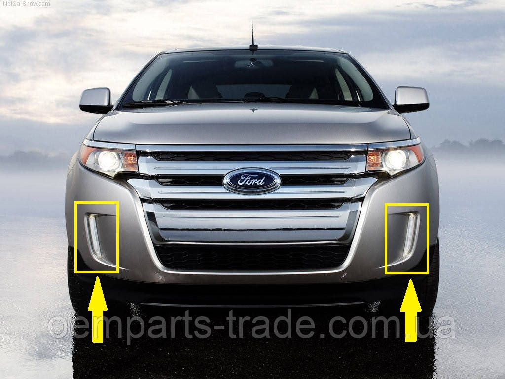 Дневные ходовые огни ДХО LED FORD EDGE (2011-2014г.) новые оригинал - фото 3 - id-p1333136109