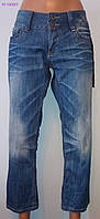 Жіночі Джинси-бріджі джинсові сині потерті 31 (50-52) «MOD» (Німеччина)