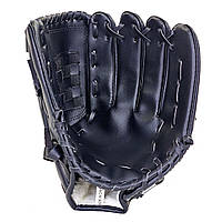 Пастка, рукавичка для бейсболу (р-р 10,5; 11,5; 12,5) C-1878 чорний