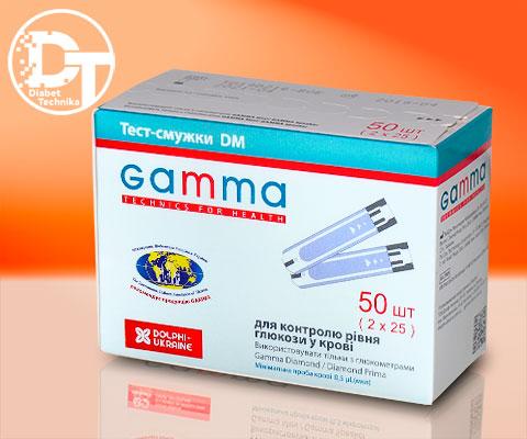 Тест-смужки для глюкометра Гамма ДМ (Gamma DM) - 50 шт.