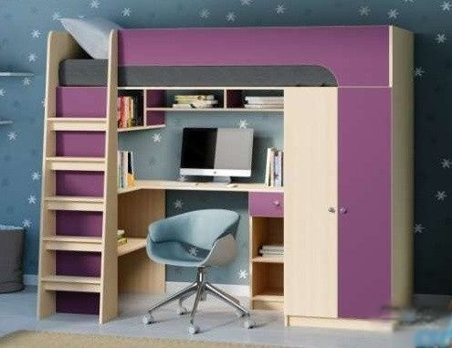 Двухярусне ліжко горище ДМ 400