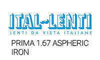 Линза ITAL-LENTI PRIMA 1.67 ASPHERIC IRON