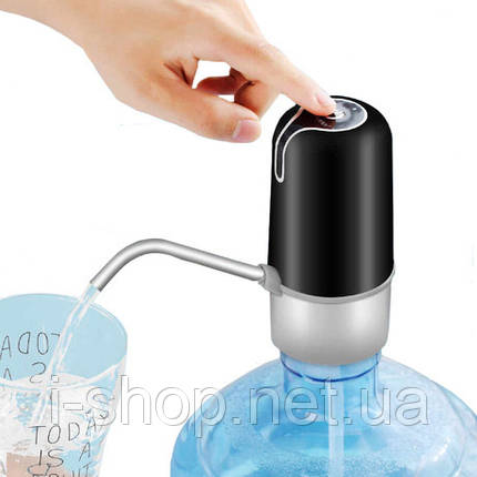 Електрична помпа для води з акумулятором KASMET Pump Dispenser black, фото 1