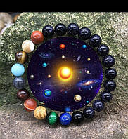 Эксклюзивный Браслет "8 планет солнечной системы" из натуральных камней