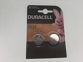 Батарейка для годинників Duracell CR2032 3.0V 200mAh літієва на 20 шт.