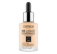 Тональний крем Catrice HD Liquid Coverage Foundation (002 Porcelain Beige), 30 мл