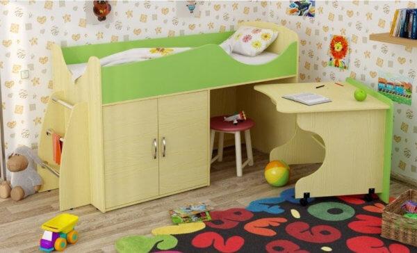 Дитяче ліжко горище КЕТ 37, фото 1