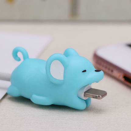 Захист від перетирання, органайзер для кабелю Lightning, Type C, Micro USB Alitek Animals Лев, фото 3