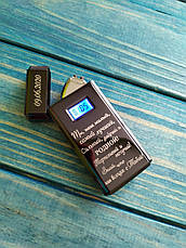 Электроимпульсная usb зажигалка "Экран" с гравировкой на подарок!, фото 2
