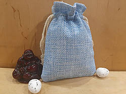 Мішечок для скребка блакитного кольору