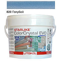 Епоксидна затирка Litokol Starlike Color Crystal EVO 820 (блакитний) 2.5 кг