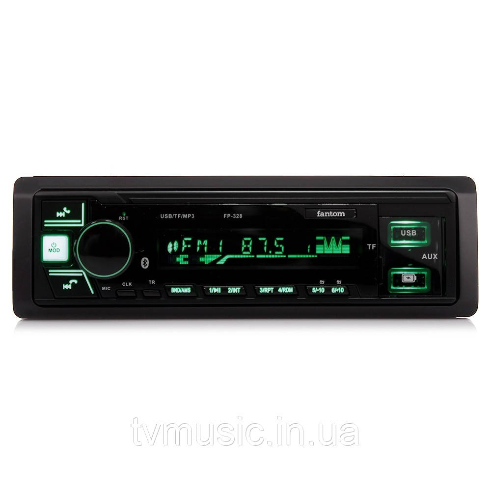 Автомагнітола Fantom FP-328 Black/Multicolor