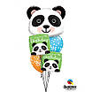 Q 31" Precious Panda Shape Foil Balloon - Pkg . Куля повітряна фольгована Панда. В уп, фото 4