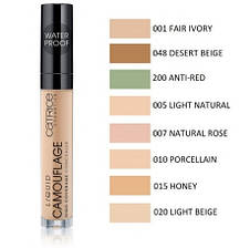 Рідкий консилер Catrice Liquid Camouflage High Coverage Concealer (005 Light Natural), 5 мл, фото 2