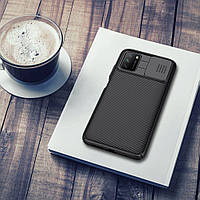 Защитный чехол NILLKIN CamShield Case для Xiaomi Poco M3 - Black бампер чохол кейс чехол сяоми