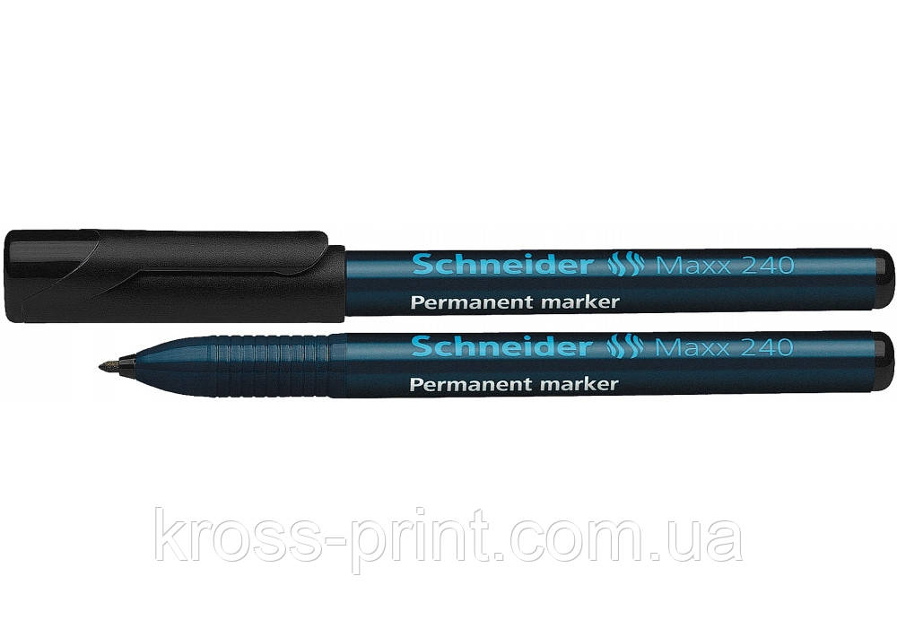 Маркер перманентний (спиртовий) SCHNEIDER MAXX 240 1,0 мм, чорний