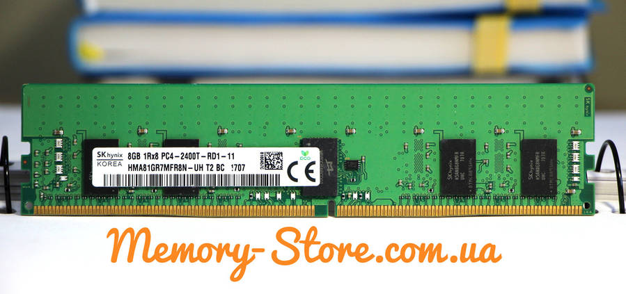 Оперативная память для сервера/ПК DDR4 8GB PC4-19200 (2400MHz) DIMM ECC Reg CL15, Hynix, фото 1