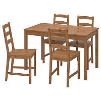 Комплект для кухни стол и 4 стула IKEA JOKKMOKK (502.111.04)