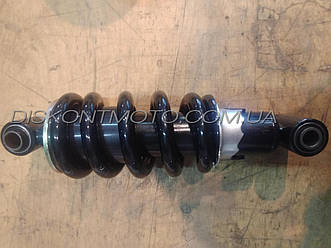 Моноамортизатор мото 230 mm (регульований, чорний, втулки 12/12 mm) PLT
