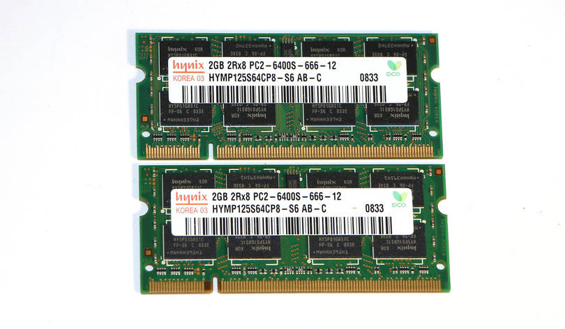 Оперативна пам'ять для ноутбука Hynix DDR2 SODIMM 4GB (2X2Gb) PC2-6400s 800MHz, фото 1