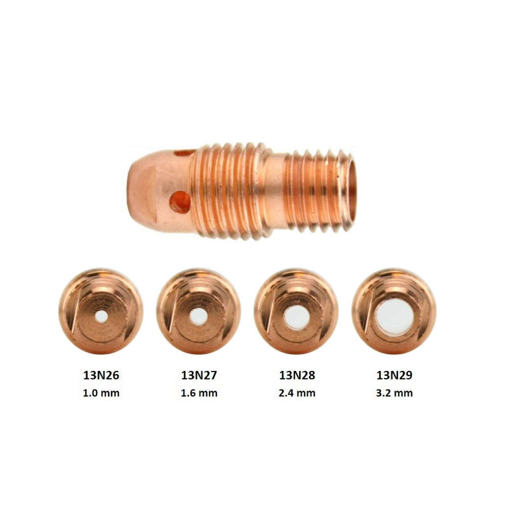 Корпус цанги Ø1.0х24.5мм 17CB20 до Пальників TIG 17 TIG 18 TIG 26
