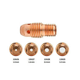 Корпус цанги Ø1.0х24.5мм 17CB20 до Пальників TIG 17 TIG 18 TIG 26