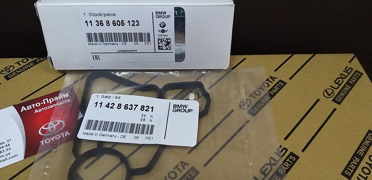 Прокладка теплообмінника BMW N52 N54 N55 оливного фільтра 11428637821