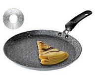 Сковорода для блинов с гранитным покрытием 22см Edenberg. Блинная сковорода EB-3398