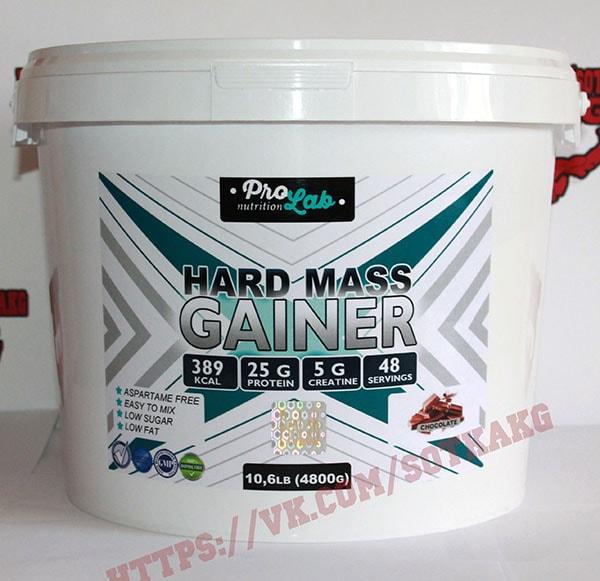 Високобілковий Гейнер: ProLab nutrition Hard mass || 4.8кг