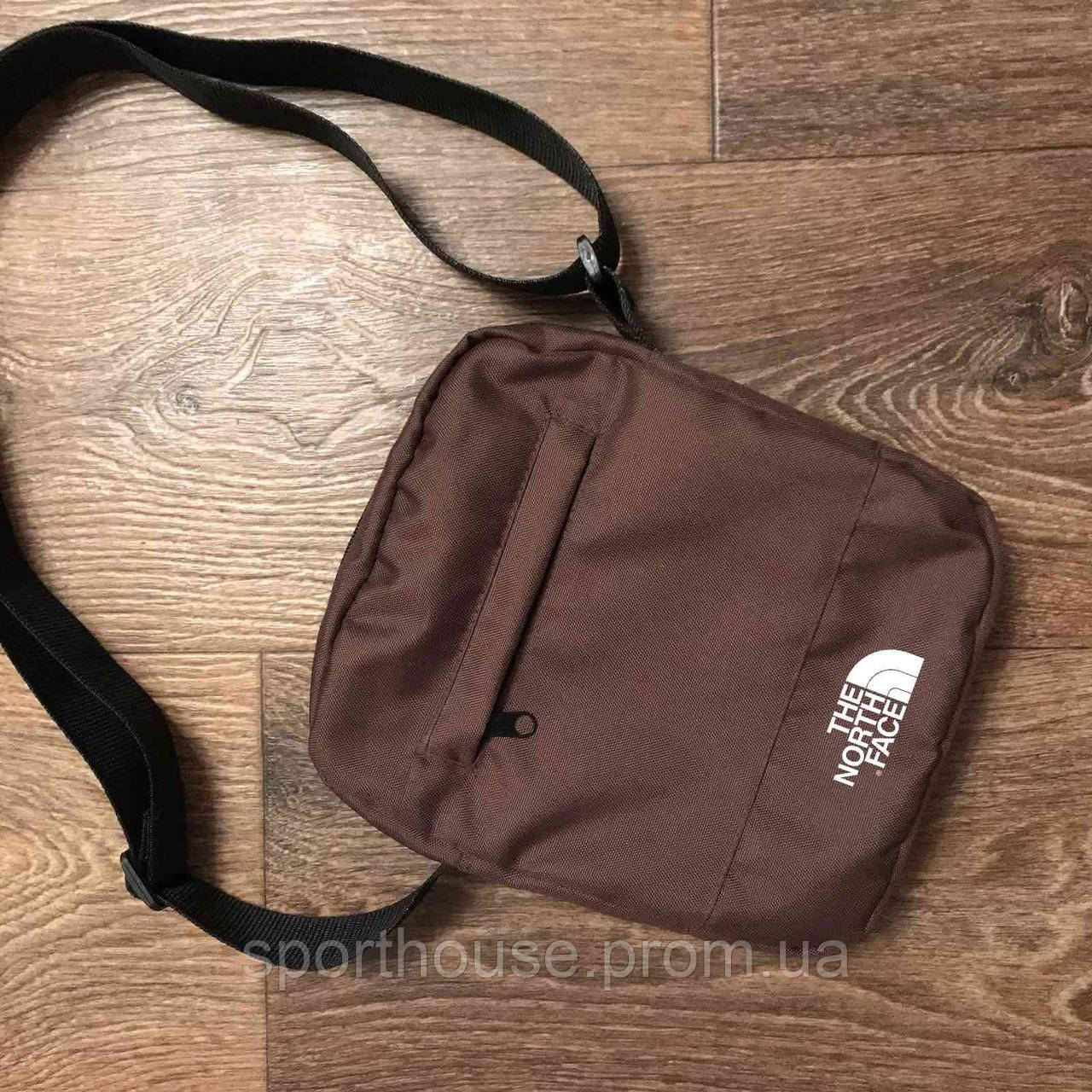 Сумка месенджер Зе Норс Фейс (The North Face) на плече, барсетка Зе Норс Фейс, для дрібних речей,