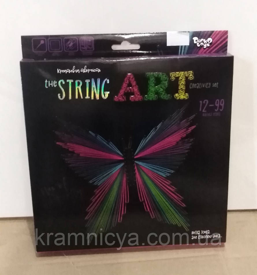 Набор для творчества STRING ART Бабочка (STRA-01-01U) - фото 2 - id-p1333312605