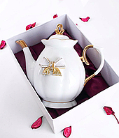 Порцесовий чайник для заварювання 550 мл "Принцеса" Lefard 55-2552