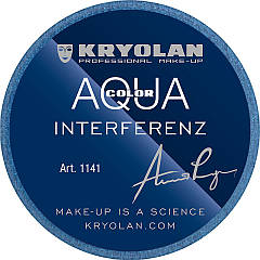 Глянсовий аквагрим AQUACOLOR INTERFERENZ, 8 мл (відтінок CL blue G)