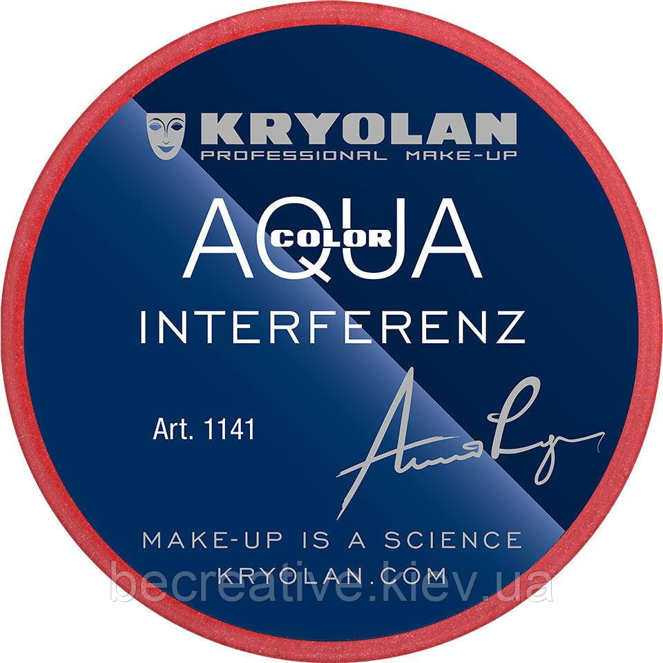 Червоний глянсовий аквагрим AQUACOLOR INTERFERENZ, 8 мл (відтінок 079 G)