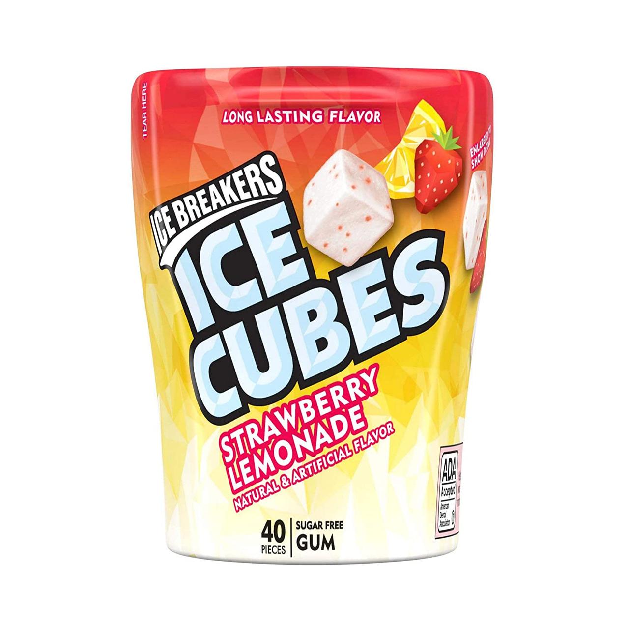 Жуйки Ice Cubes Strawberry Lemonade 40 шт