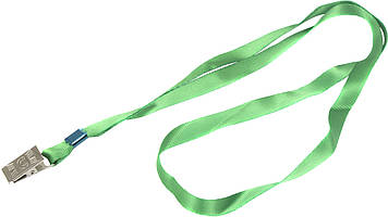 Шнурок для бейджа з метал. кліпом "Axent" №4532-04 зелений(20)(100)