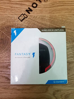 Бездротовий зарядний пристрій QI Fantasy Wireless Charger Black (NEW)