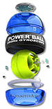 Еспандер кистьовий Powerball, гіроскопічний тренажер для кисті рук Павербол, фото 4
