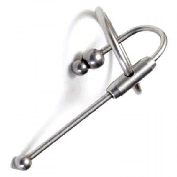 Бдсм катетер для чоловічої уретри з кільцем для пеніса